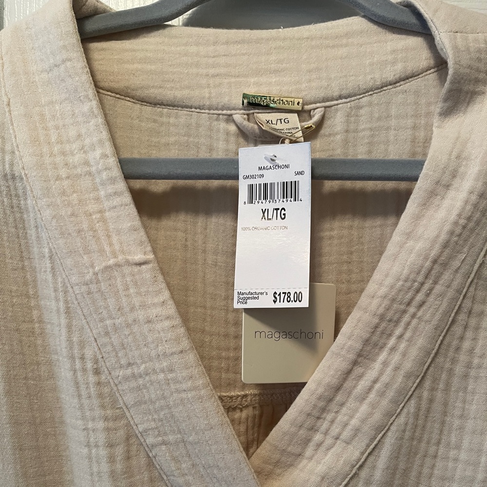 Incredibly soft NWT Magaschoni Organic Cotton Dress. XL. - Picture 3 of 5